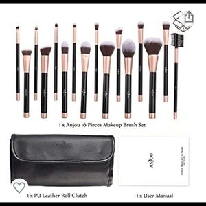ANJOU Professional Makeup brush set-Brand New !
